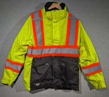 Helly Hansen WorkWear Alta Hi Vis Orange/Yellow Winter Construction Jacket Men M