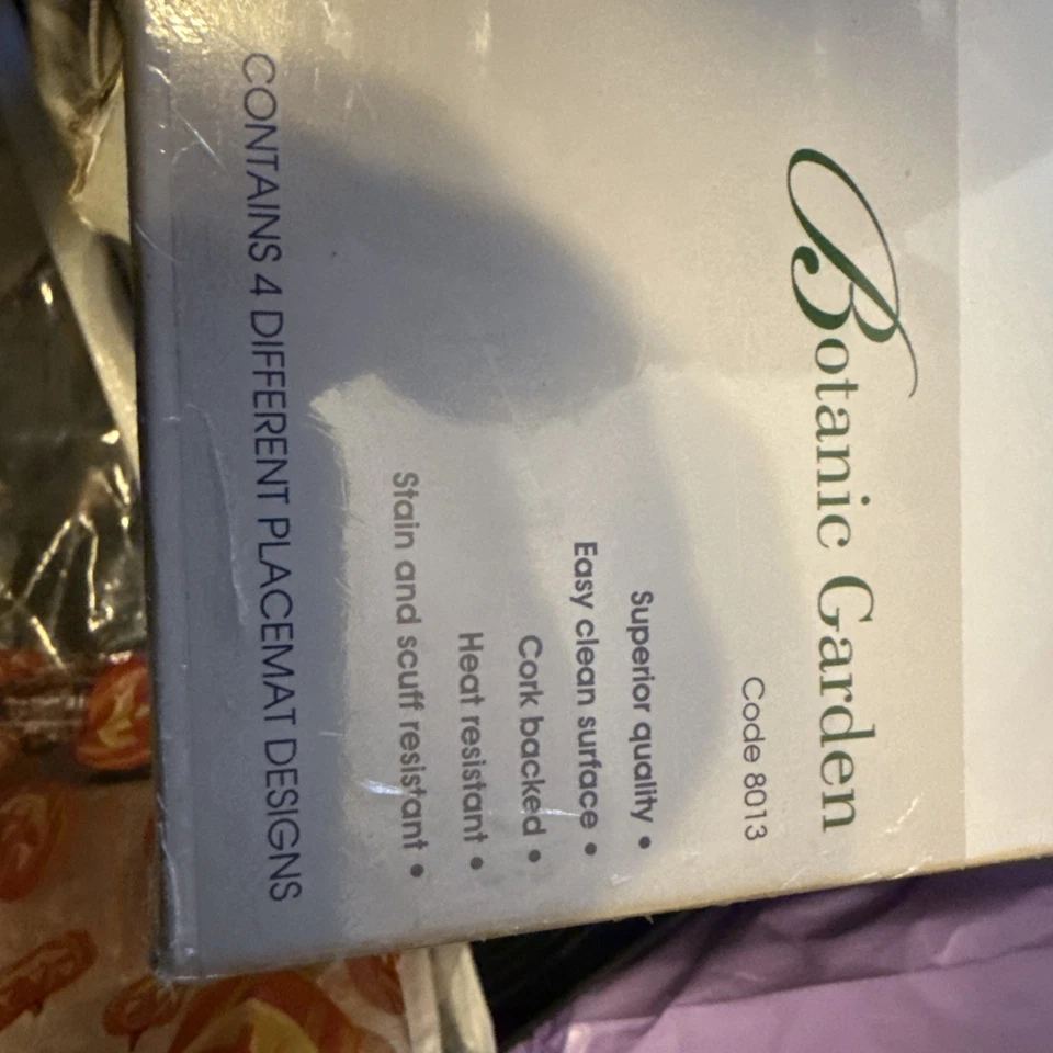 NEW/Sealed 4 PIECE SET- Pimpernel Botanic Garden Terrace 8940 Placemats 12x16 - Image 4 of 4