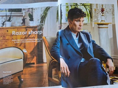 CILLIAN MURPHY Esquire UK Magazine 2016 Christian Slater Tom Hiddleston