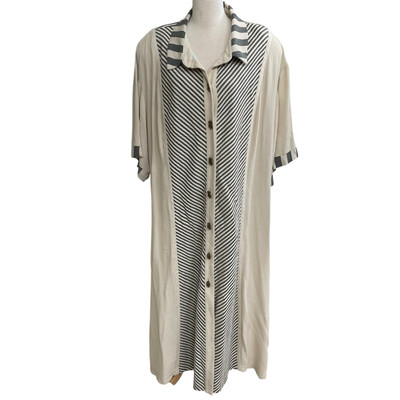 Spencer Alexis and he tags collar button down dress vintage made USA sz 22 VTG