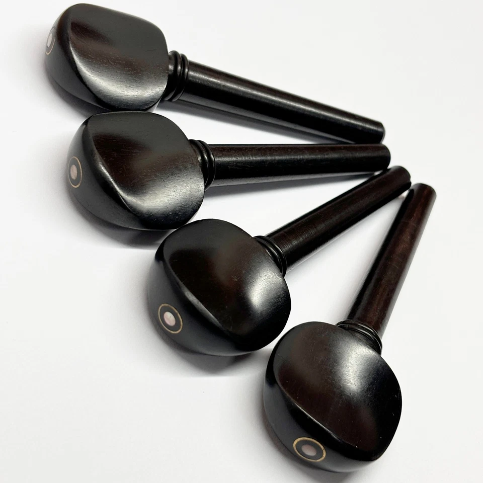Cello Ebony Pegs Peg fit 4/4 Size String Accessory w/ Parisan Eye Full Size - Image 4 of 4