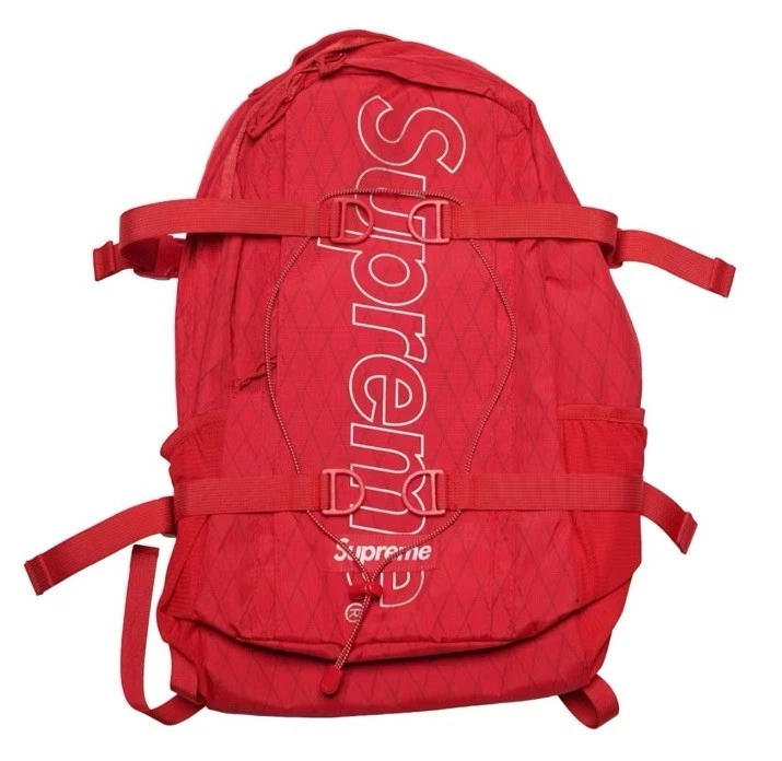 Sac à dos DS Supreme rouge FW18 2018 authentique sac utilitaire de voyage rare neuf avec étiquette OK