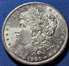 1901-O Silver Morgan Dollar BU