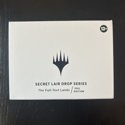 Sealed Secret Lair Drop: The Full-Text Lands FOIL MAGIC | MTG | eBay