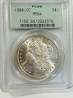 1884-CC $1 Silver Morgan Dollar PCGS MS64 OGH #7361