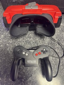 Nintendo Virtual Boy w/ Rental Case, Games and More!!! -Tested-  (Working)