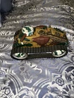 Marx Tin Wind Up 10" Doughboy Tank w/ Pop Up Soldier USA