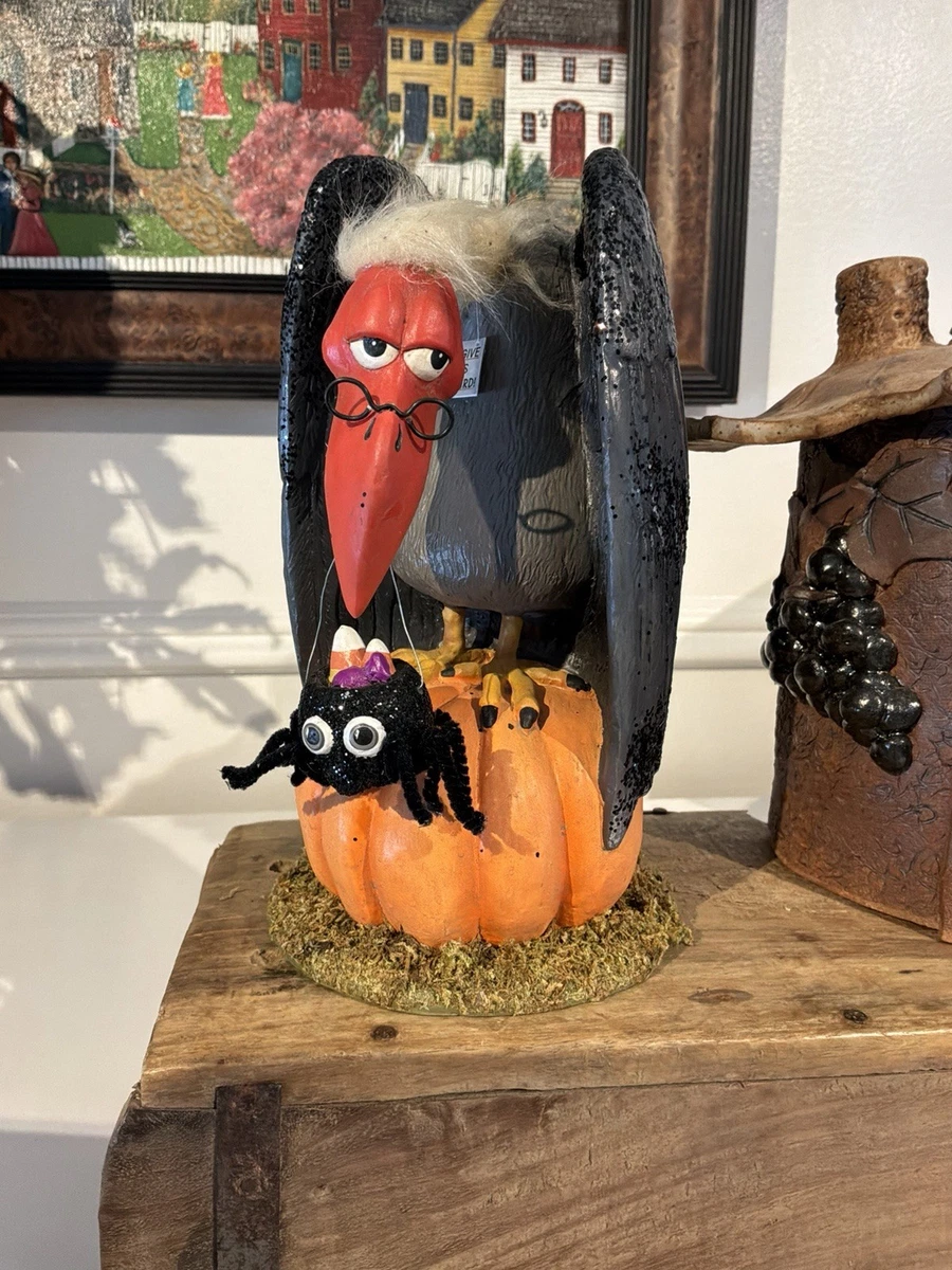 Figura Decorativa De Resina De Conejo Con Sombrero - Colección Johanna Parker Para Bethany Lowe | Decoración De Pascua