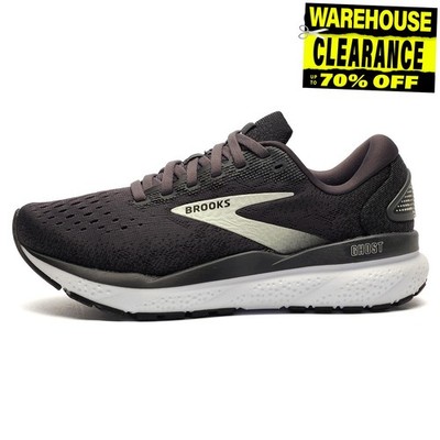 Brooks Ghost 16 Damen Laufschuhe Fitness Workout Gym Turnschuhe Schwarz