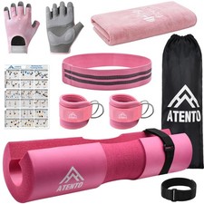 9Pcs Barbell Pad Set for Hip Thrusts, Thick Cushion Hip Thrust Pad for Relief...