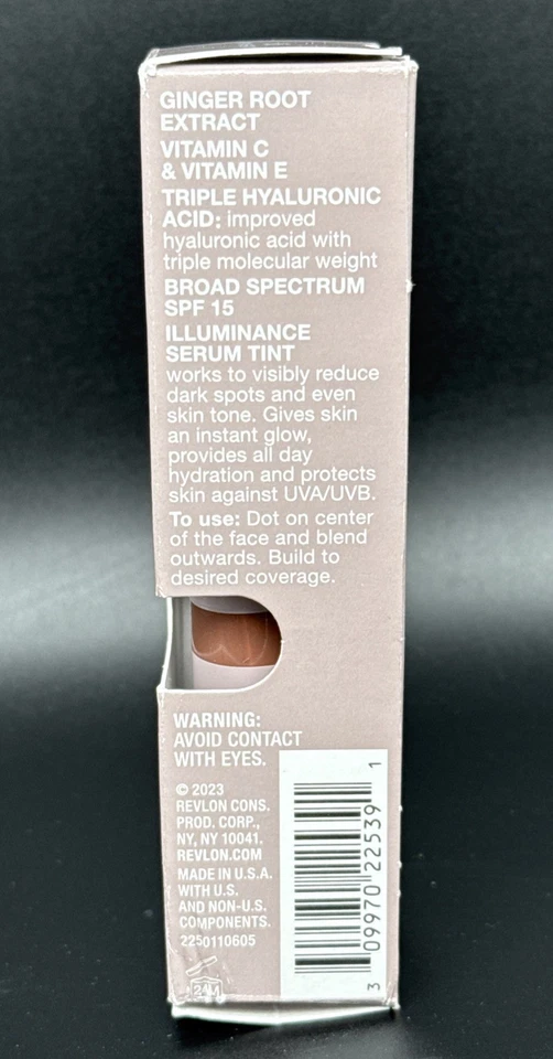Revlon Illuminance Serum Tint Broad Spectrum SPF 15 605 Rich Mahogany Exp 11/25 - Image 3 of 4