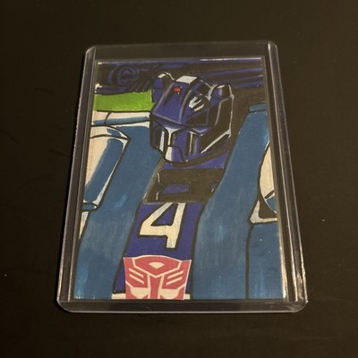 Dynamite Transformers 40th G1 Jazz 1/1 Sketch Signed Deluxe Premium Card