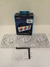 UNTESTED  - FANS ONLY - Lian Li Uni Fan SL-INF Wireless 120 - White - 3 Pack