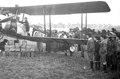 syy-49 Avro Doppeldecker, Hansfords Aero Flights, Exeter Aerodrome, Devon. Foto