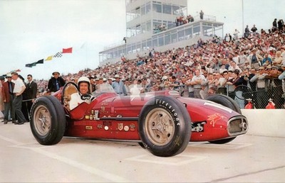 Don Freeland #61 Indy 500 Race Car Indianapolis 1950s RPPC Photo Postcard COPY