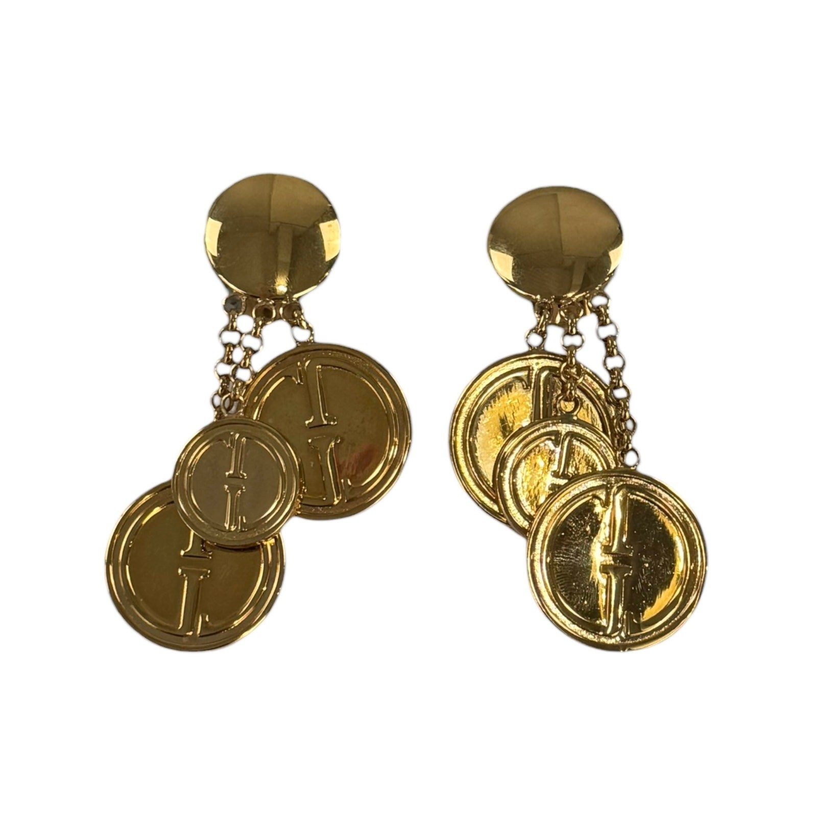 Gucci Vintage GG Coin Earrings thumbnail 5