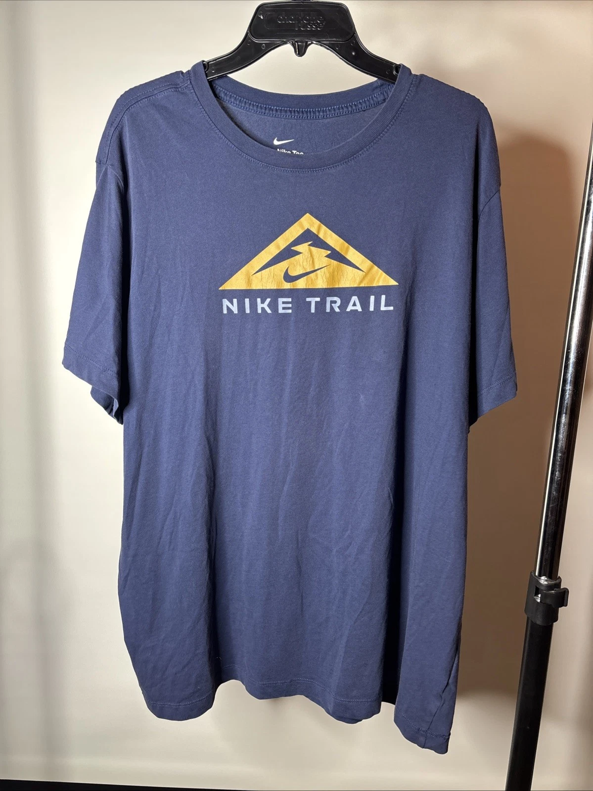 Nike Trail Men's T Shirt Dri Fit Running Hiking Short Sleeve Crew XXL 2XL