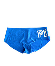 Victoria's Secret PINK No-Show Hipster Panty Cerulean