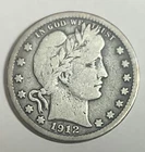 1912-S Barber Quarter - Better Date - Nice Coin - No Reserve