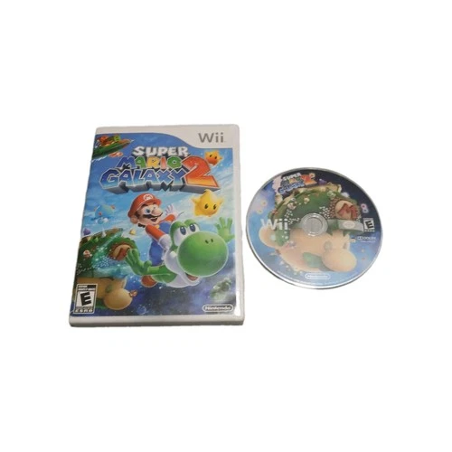 Super Mario Galaxy 2 (Nintendo Wii, 2010) No Manual, Light Scratching - Tested