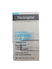 Neutrogena Hydro Boost + Eye Cream for Dark Circles & Puffiness Fragrance Free