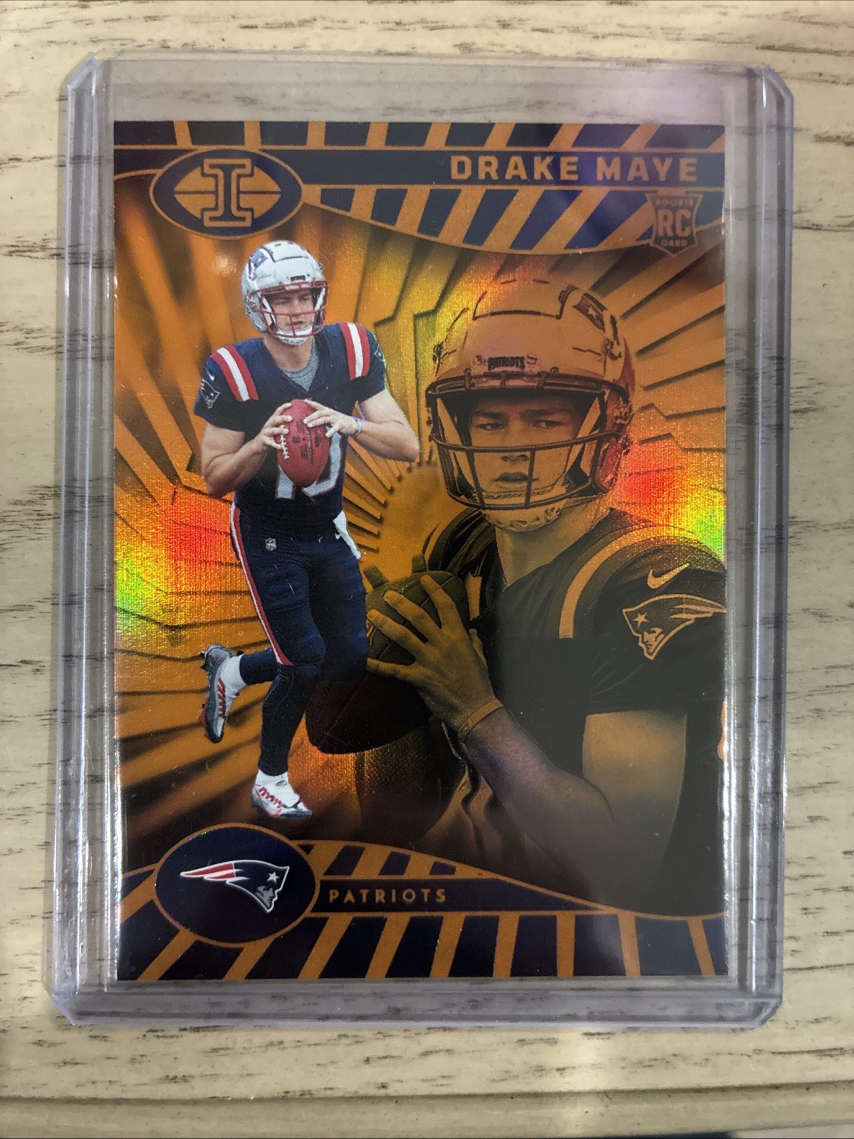 2024 Panini Illusions - Drake Maye #59 Trophy Collection Orange (RC)