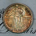 * 1918-P FH * SOLID+ GEM BU MS STANDING LIBERTY QUARTER * FROM COLLECTION