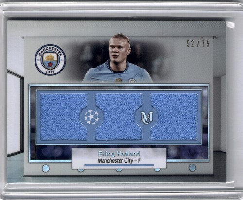 Erling Haaland - Trible Relic Player Worn - 2025 Topps Museum UCC