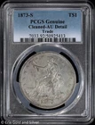 1873-S T$1 Silver Trade Dollar PCGS Genuine AU Detail