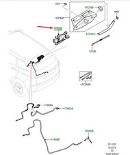 LR RANGE ROVER EVOQUE L551 Heckscheibenwischermotor LR114675 NEU ORIGINAL
