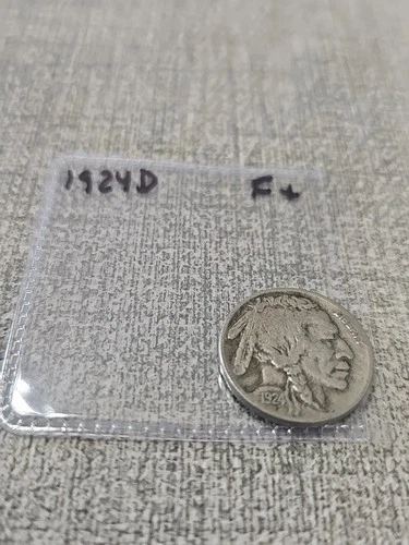 1924 D Buffalo Nickel F+