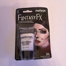 Mehron Fantasy F-X Face Paint, White, 1 oz
