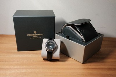 Frederique Constant Moneta FC-206B3S6 37mm Used Watch Quartz Moon Phase