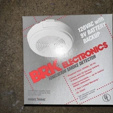 BRK Electronics 86RAC Ionization Smoke Detector 120VAC 60Hz New In Box Sealed