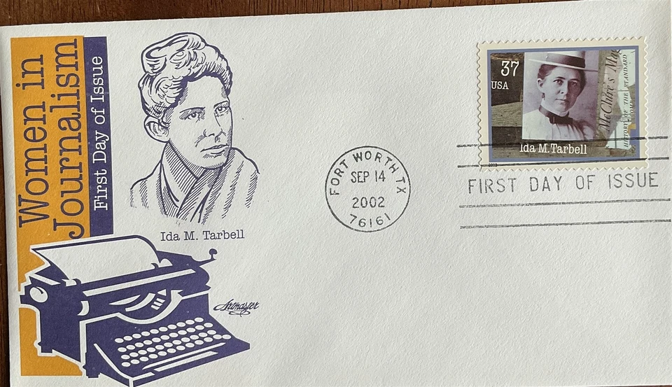 Artmaster 3666 Journalist Ida M. Tarbell Abraham Lincoln Biographer - Image 1 of 1