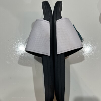 Reef Cushion Spring Slides Sandals White Black Logo Comfort  display picture 3