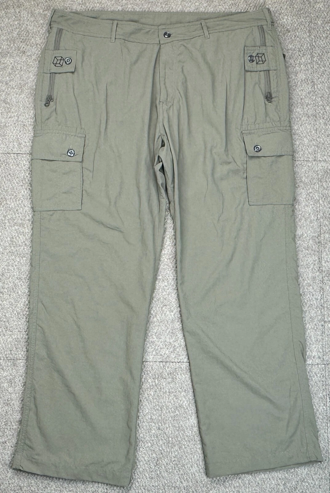 Clothing Arts Pick Pocket Proof Men's Green Outdoor Hiking Pants Size 40