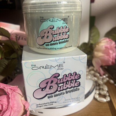 The Creme Shop  Bubble Bubble Carbonated Bubbling Oxygen Clay Mask 3.53 Oz. SEAL