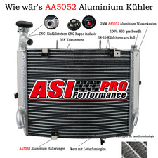 Radiatore alluminio racing per Triumph Daytona 675 2006-2012 2010 2009 2007