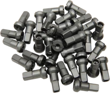 MOOSE OFFROAD Spoke Nipples - MX1 - Titanium Gray - 8 Gauge - Set 24-840