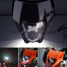 Supermoto LED Headlight Lamp For KTM EXC XCW 300 350 450 500 Enduro 690 R SMC R