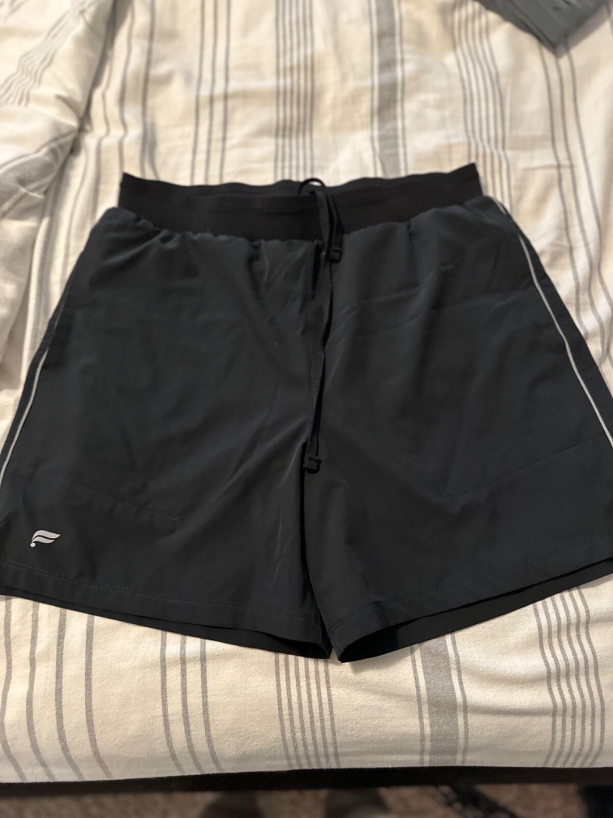 Fabletics workout shorts, 7” lined, medium, black - image 1