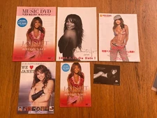 JANET JACKSON Japan flyer mini-poster x6! Live in Hawaii DAMITA JO Nasty 2001 on