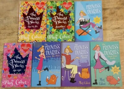 7 PRINCESS DIARIES by MEG CABOT  **  PAPERBACK