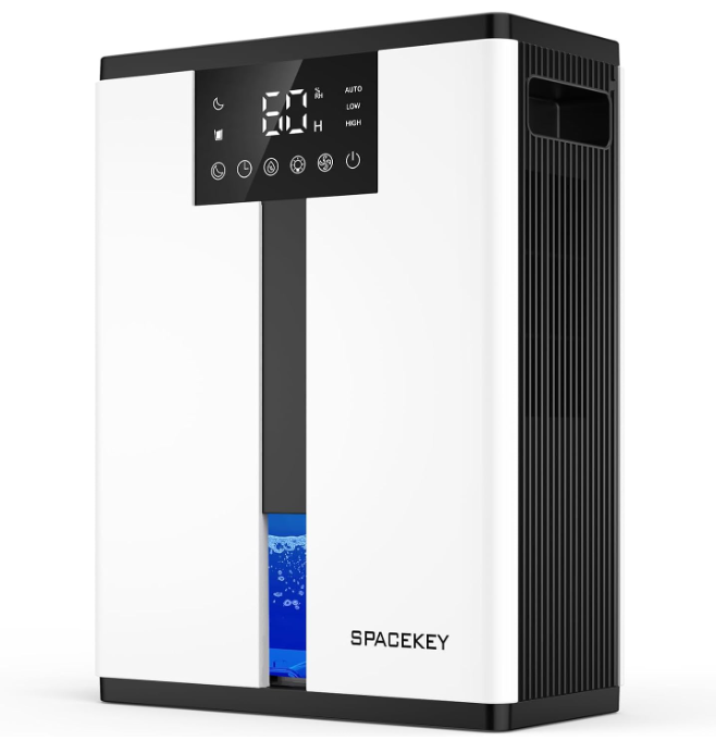 Dehumidifier,106 OZ / 850 Sq. Ft Dehumidifiers for Home Basement Bedroom Bath-image