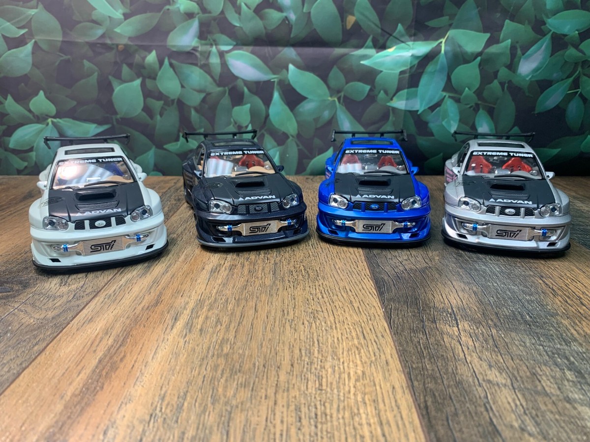 NEW IN BOX DIECAST KENTOYS BOX SET 2002 SUBARU IMPREZA WRX STi