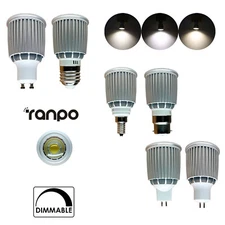 Dimmable Led Spotlight Bulbs 12w E12 Light Bulb Gu5.3 For Bedroom B22 Mr16 12v