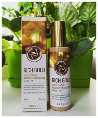 Enough Rich Gold Double Wear Radiance Foundation LSF50+ PA+++, 100 ml