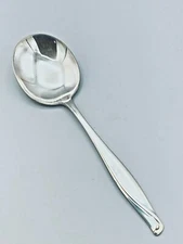 Spring Bud by Alvin Sterling Silver individual Cream / Round Soup Spoons 6 3/8"