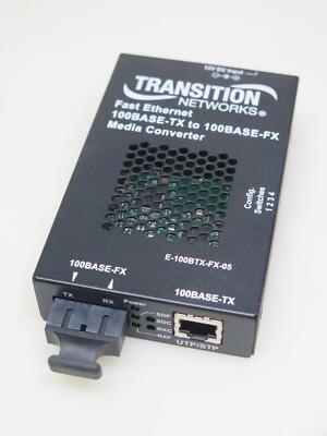 LWL Umsetzer SC RJ45 Ethernet Media 100BASE-TX to 100BASE-FX E-100BTX-FX-05(SC)